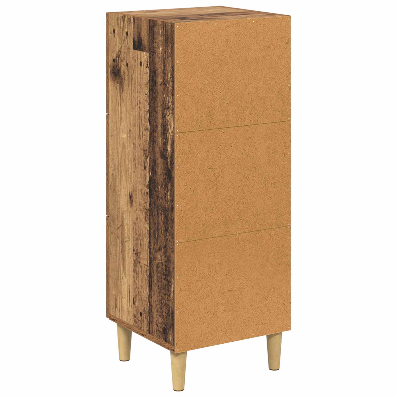 Vitrina Madera vieja 34.5 x 34 x 90 cm Madera contrachapada