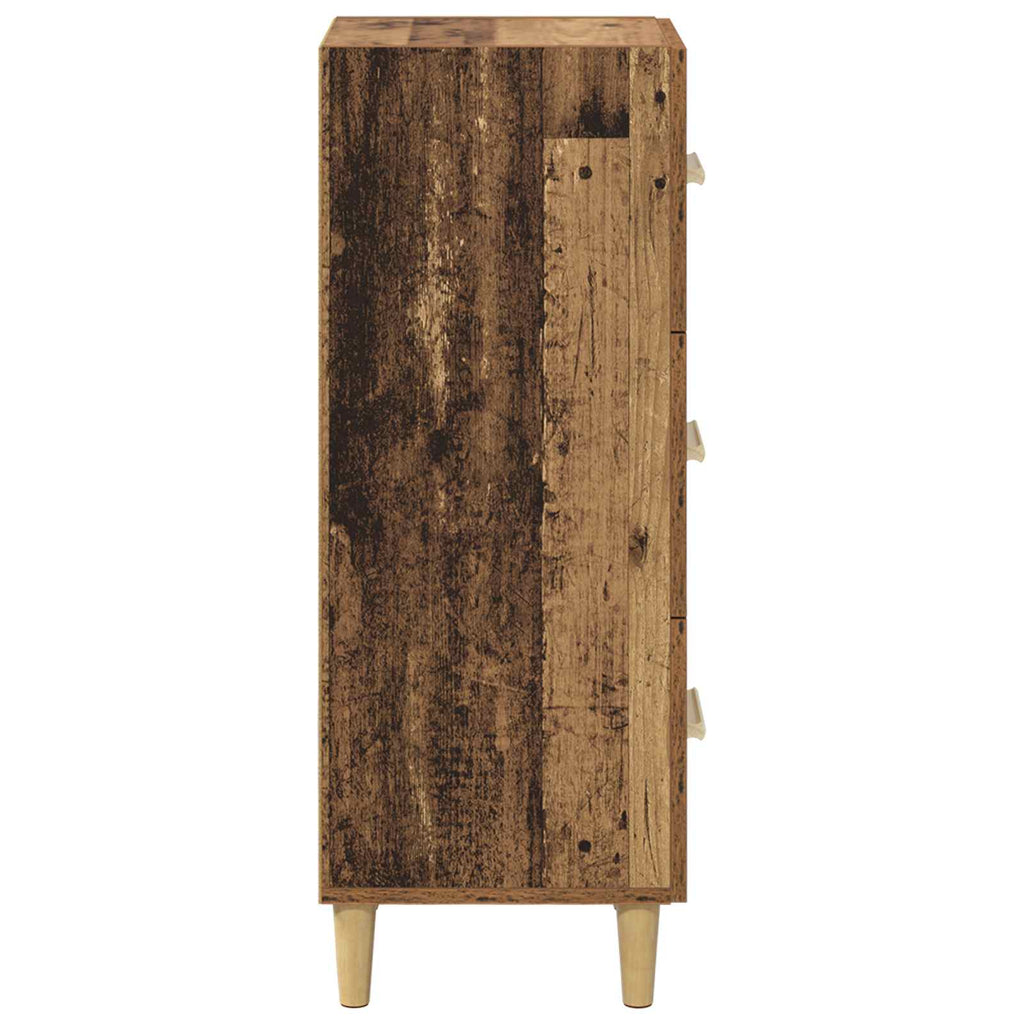 Vitrina Madera vieja 34.5 x 34 x 90 cm Madera contrachapada