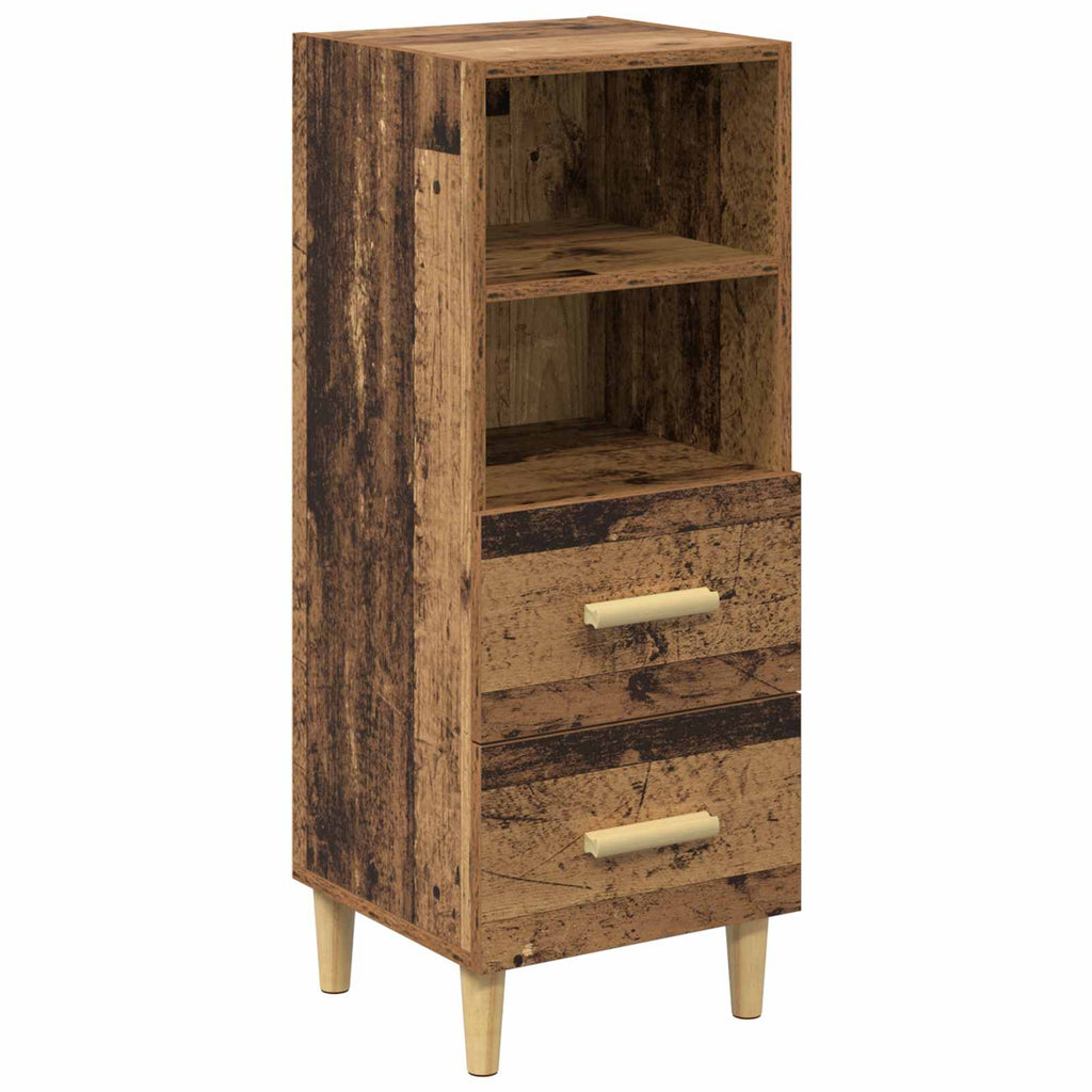 Vitrina Madera vieja 34 x 34.5 x 90 cm Madera contrachapada