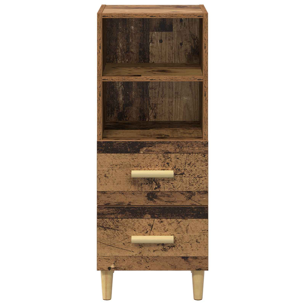 Vitrina Madera vieja 34 x 34.5 x 90 cm Madera contrachapada