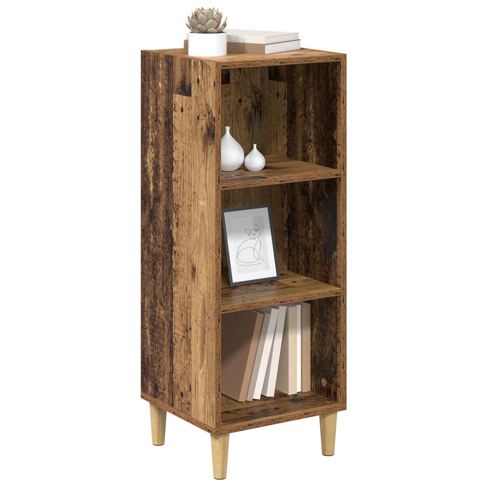 Aparador Madera vieja 34,5 x 32,5 x 90 cm Madera de ingeniería
