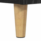 Aparador Roble Negro 34,5 x 32,5 x 90 cm Madera de ingeniería