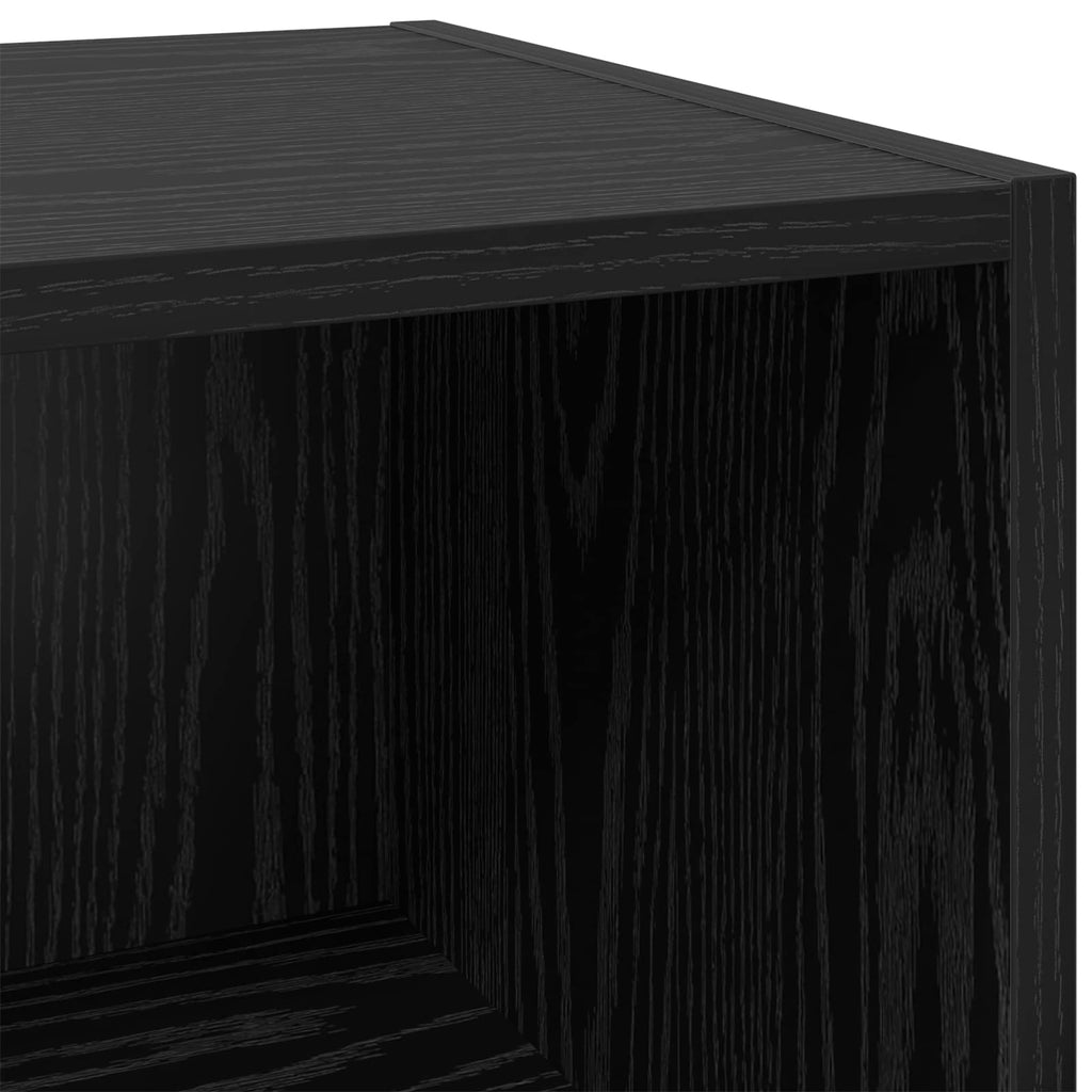 Aparador Roble Negro 34,5 x 32,5 x 90 cm Madera de ingeniería