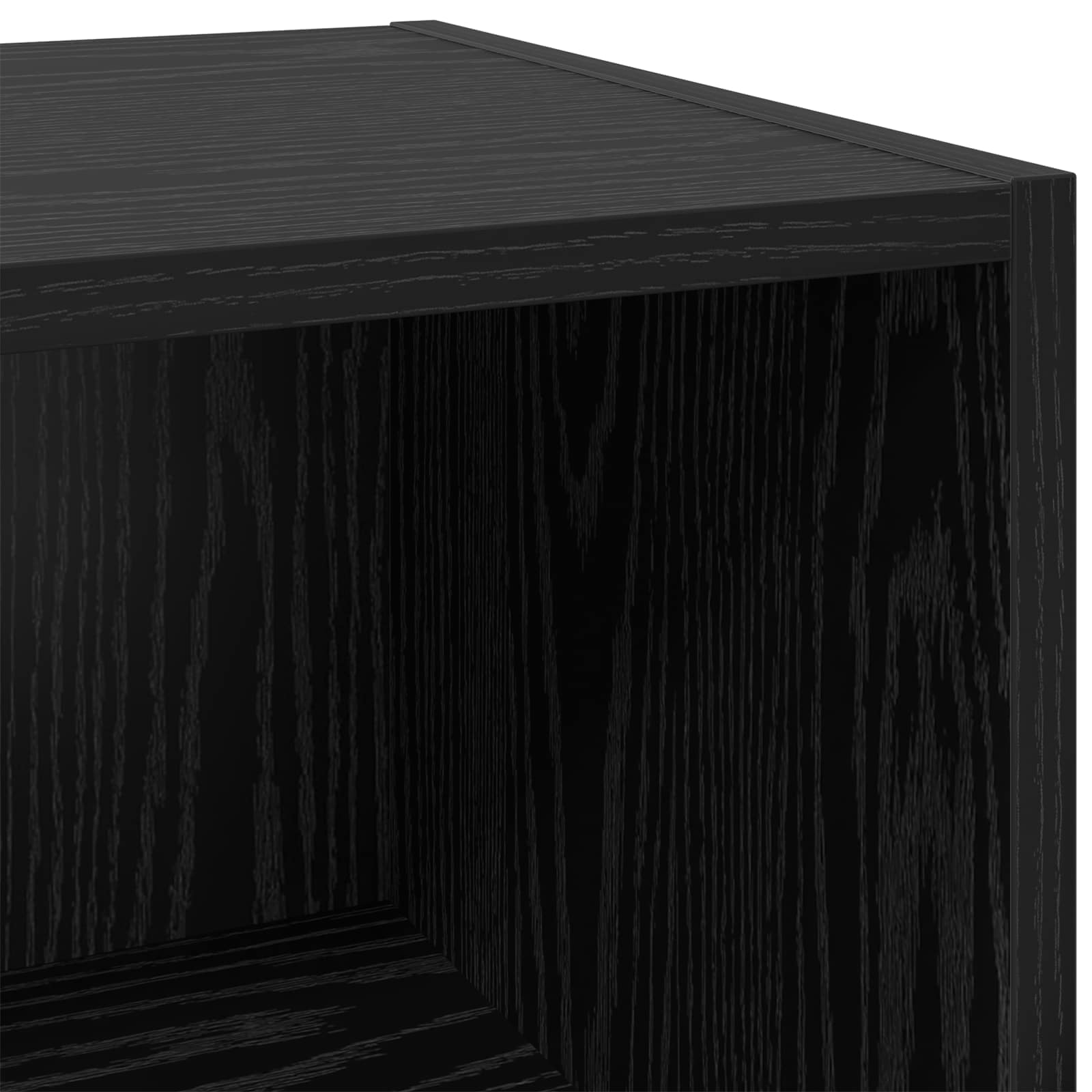 Aparador Roble Negro 34,5 x 32,5 x 90 cm Madera de ingeniería