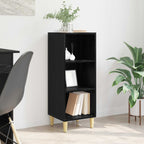 Aparador Roble Negro 34,5 x 32,5 x 90 cm Madera de ingeniería