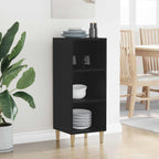 Aparador Roble Negro 34,5 x 32,5 x 90 cm Madera de ingeniería