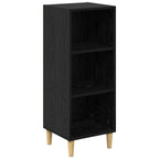 Aparador Roble Negro 34,5 x 32,5 x 90 cm Madera de ingeniería