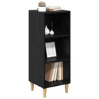 Aparador Roble Negro 34,5 x 32,5 x 90 cm Madera de ingeniería