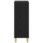 Aparador Roble Negro 34,5 x 32,5 x 90 cm Madera de ingeniería