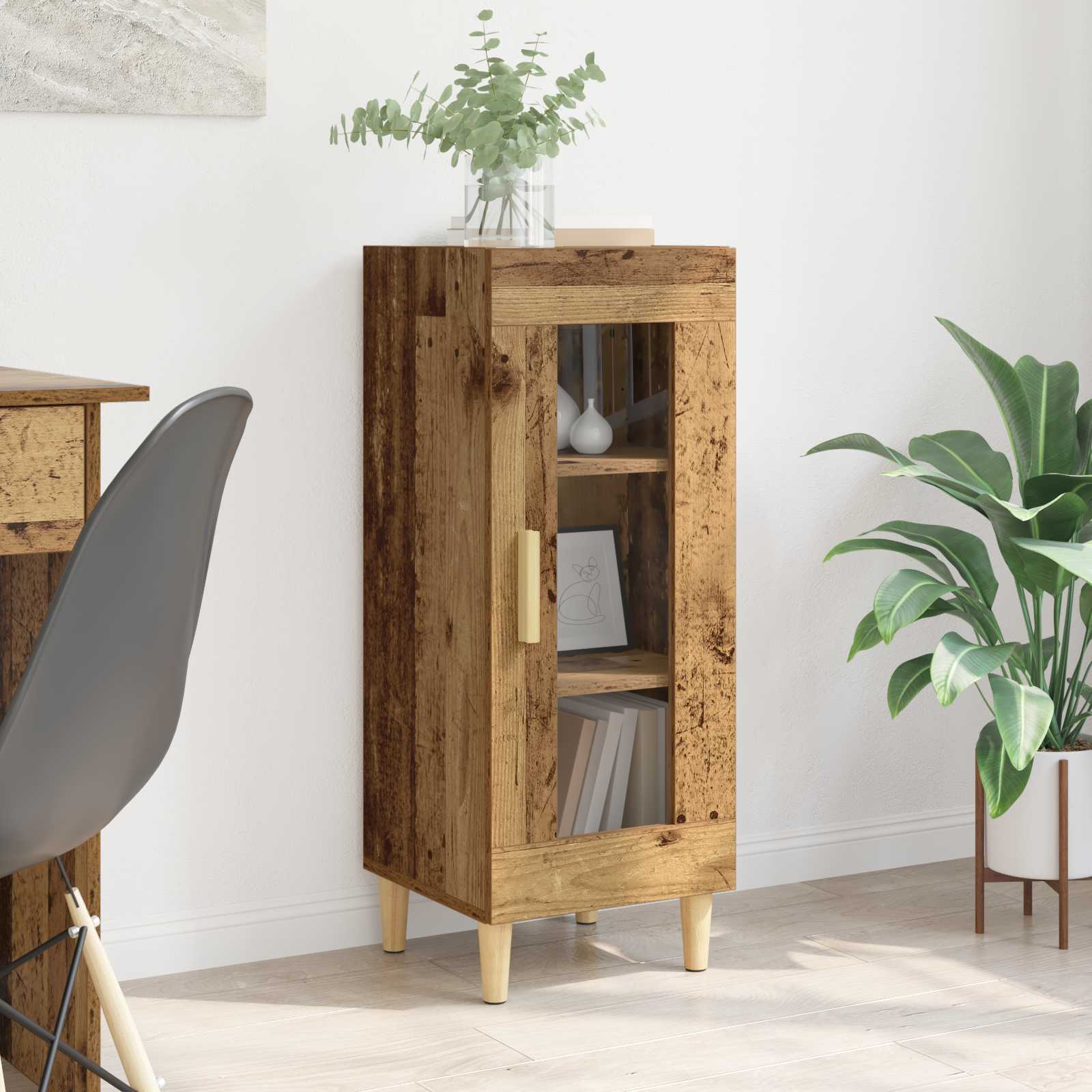 Aparador Madera vieja 34.5 x 32.5 x 90 cm Madera de ingeniería