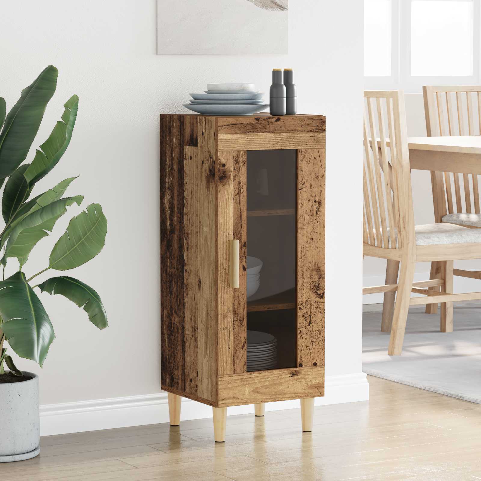 Aparador Madera vieja 34.5 x 32.5 x 90 cm Madera de ingeniería
