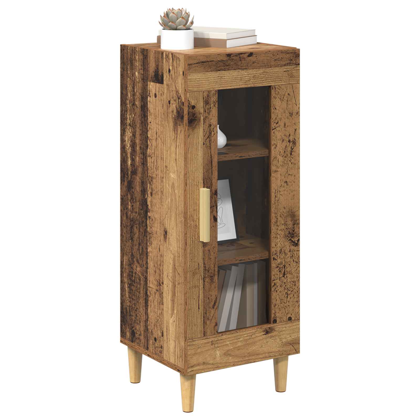 Aparador Madera vieja 34.5 x 32.5 x 90 cm Madera de ingeniería
