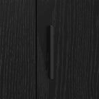Vitrina Roble Negro 40 x 33 x 70 cm Madera contrachapada