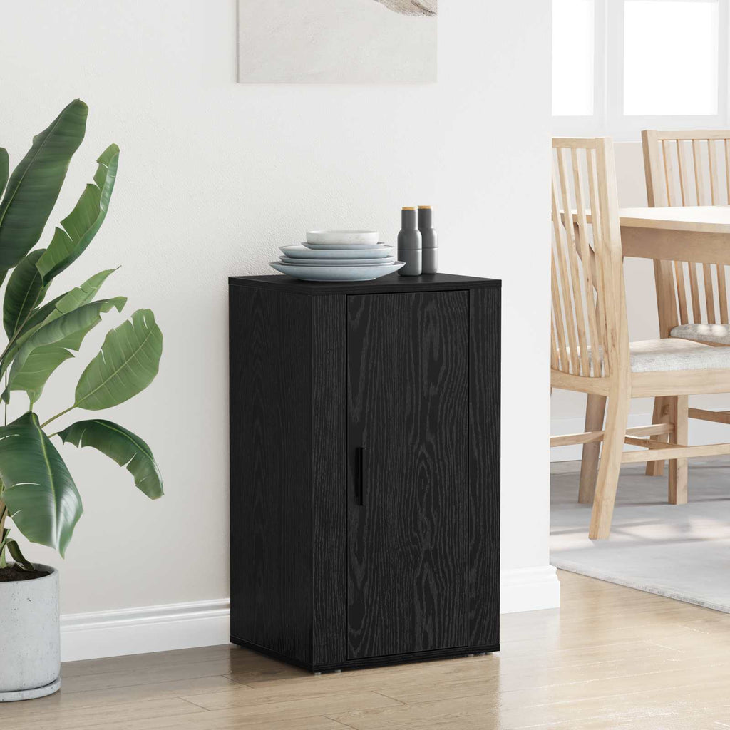 Vitrina Roble Negro 40 x 33 x 70 cm Madera contrachapada