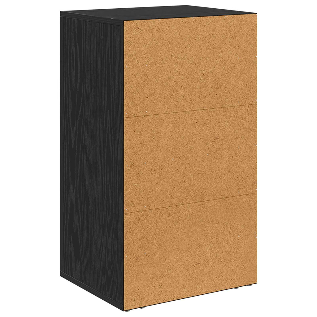 Vitrina Roble Negro 40 x 33 x 70 cm Madera contrachapada