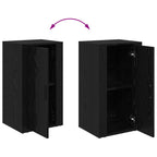 Vitrina Roble Negro 40 x 33 x 70 cm Madera contrachapada