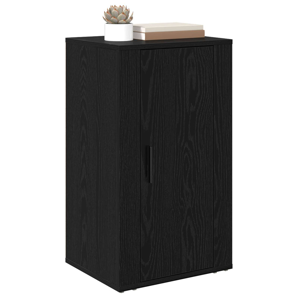 Vitrina Roble Negro 40 x 33 x 70 cm Madera contrachapada