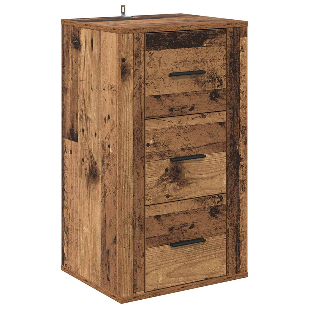 Vitrina Madera vieja 40 x 33 x 70 cm Madera contrachapada