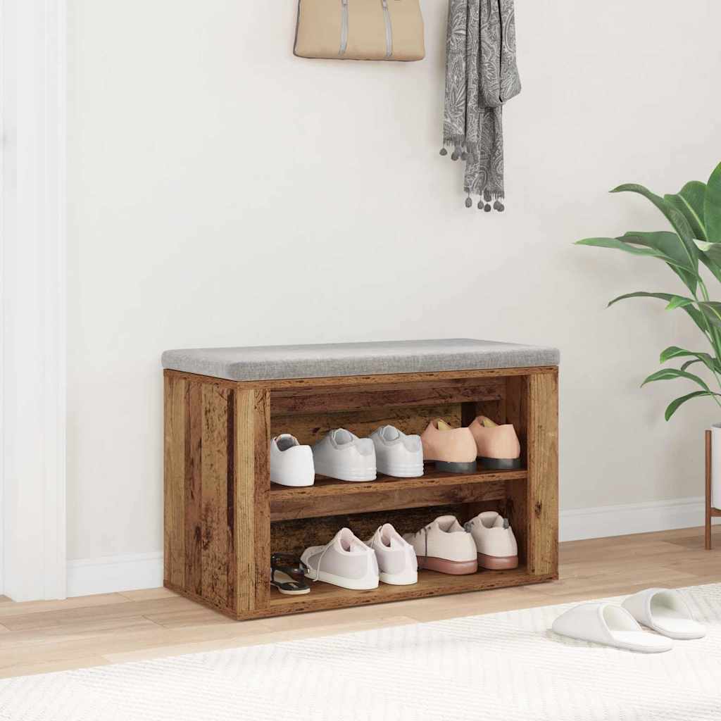 Zapatero Madera vieja 75 x 35 x 45 cm Madera contrachapada