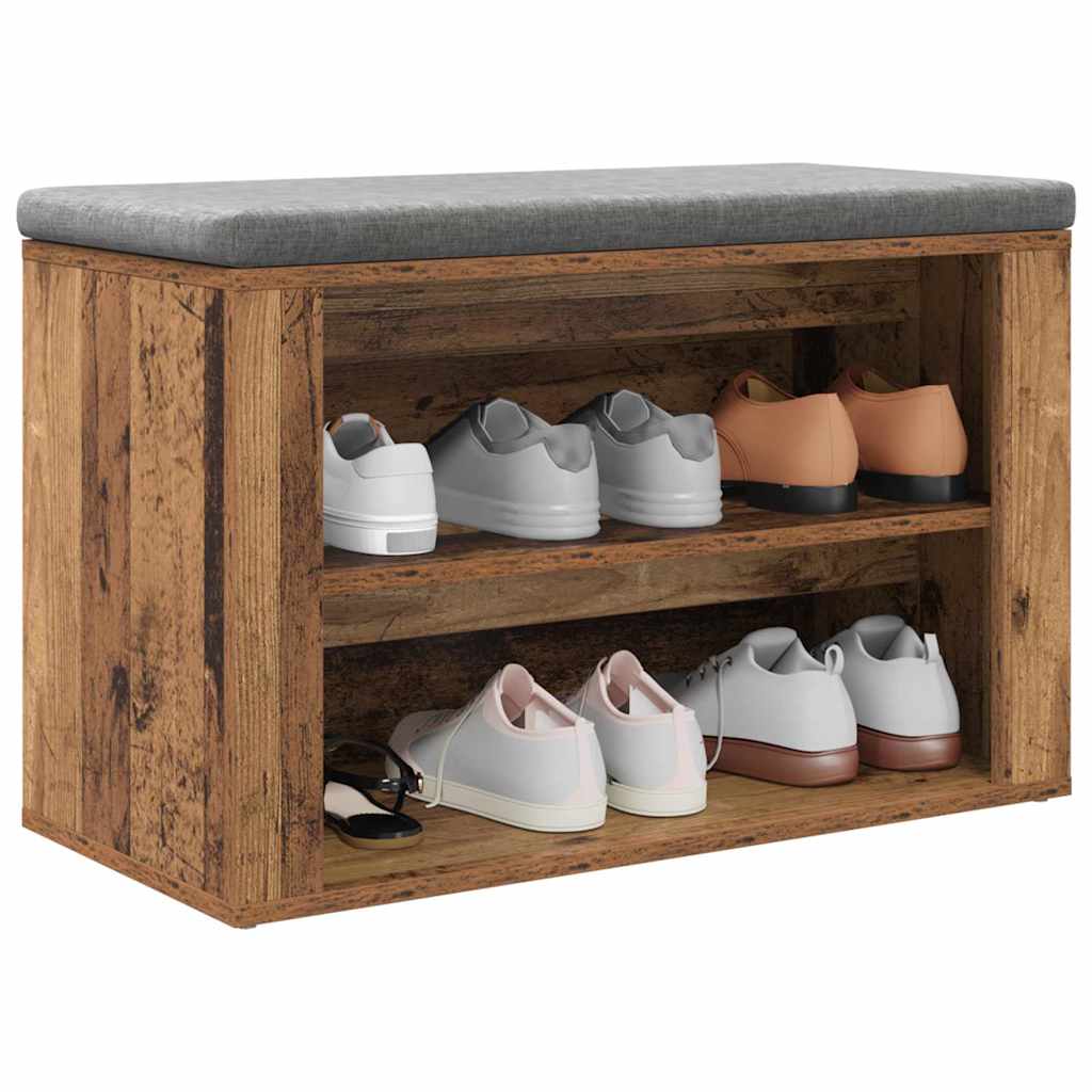 Zapatero Madera vieja 75 x 35 x 45 cm Madera contrachapada