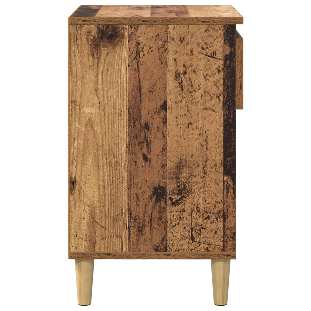 Armario Zapatero con cajón Madera vieja 102 x 36 x 60 cm