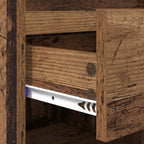 Armario para Zapatos con cajón Madera vieja 102 x 36 x 60 cm