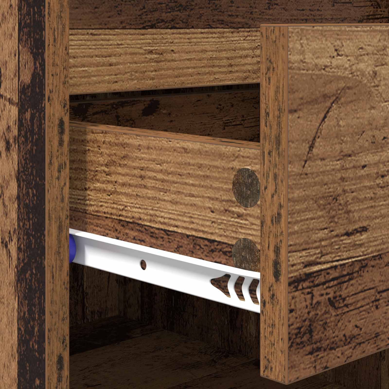 Armario para Zapatos con cajón Madera vieja 102 x 36 x 60 cm