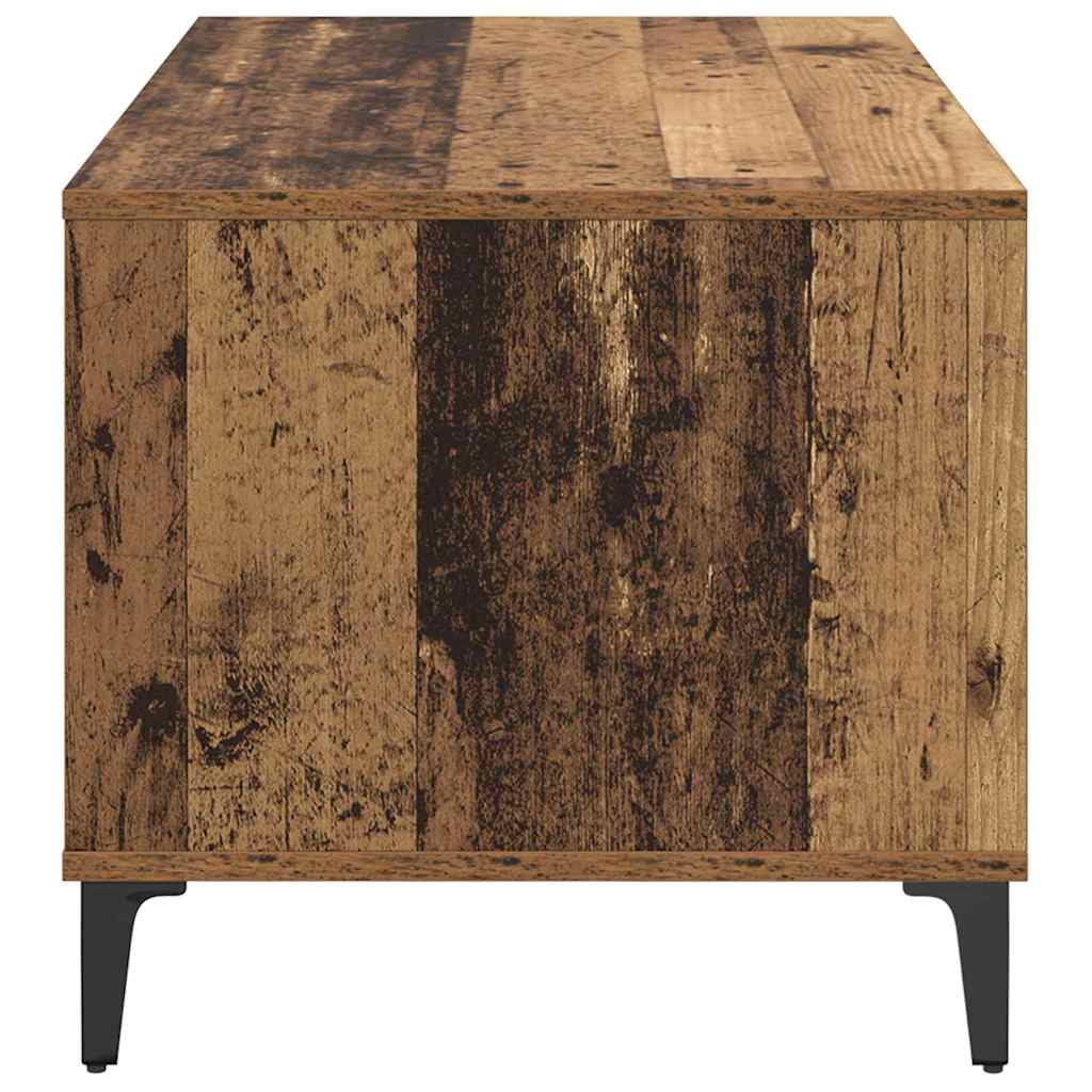 Mesa de Café con cajón Madera envejecida 90 x 49 x 45 cm