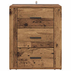 Armario de Noche con cajón Madera vieja 35 x 50 x 60 cm