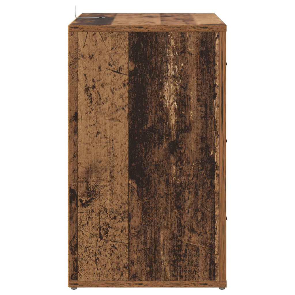Armario de Noche con cajón Madera vieja 35 x 50 x 60 cm
