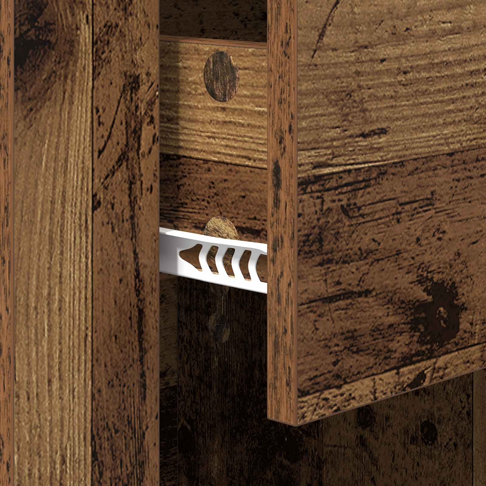 Armario de Noche con cajón Madera vieja 35 x 50 x 60 cm