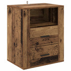 Armario de Noche con cajón Madera vieja 35 x 50 x 60 cm