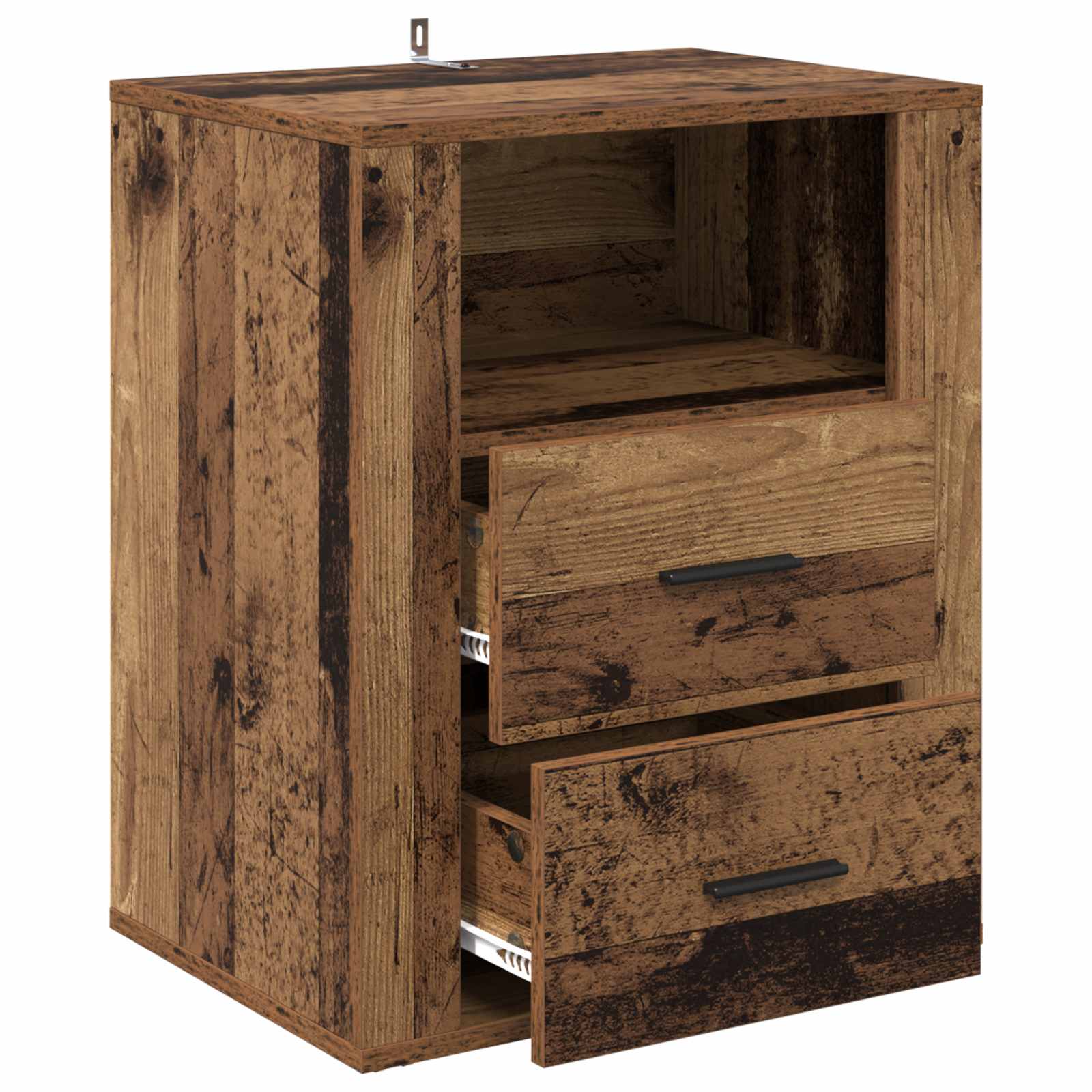 Armario de Noche con cajón Madera vieja 35 x 50 x 60 cm