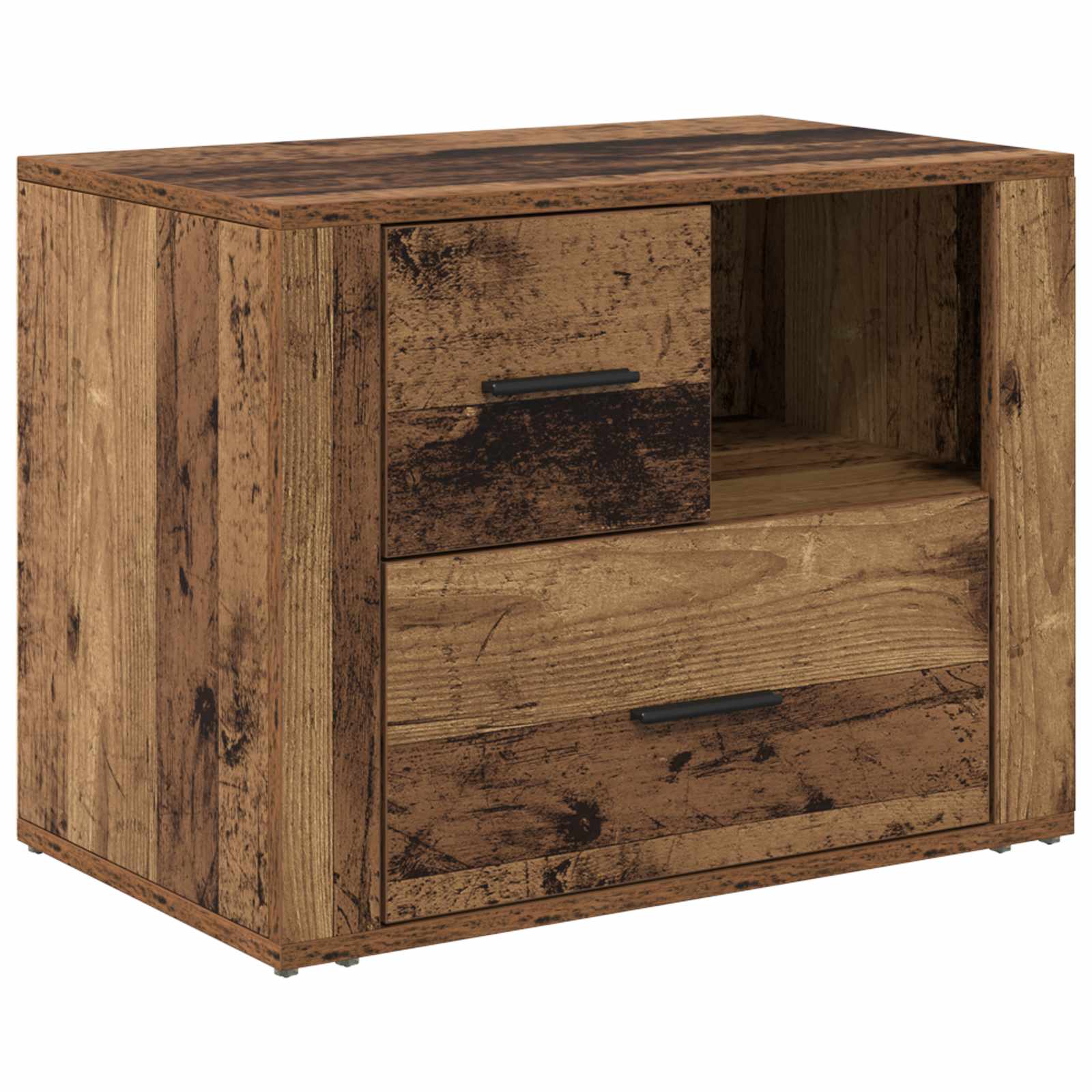 Armario de Noche con cajón Madera vieja 35 x 60 x 50 cm
