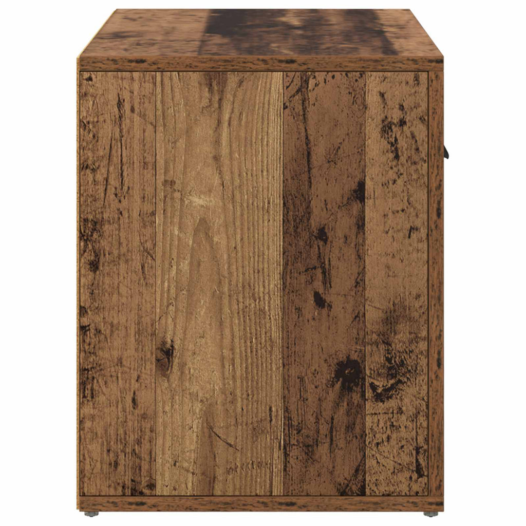 Armario de Noche con cajón Madera vieja 35 x 60 x 50 cm
