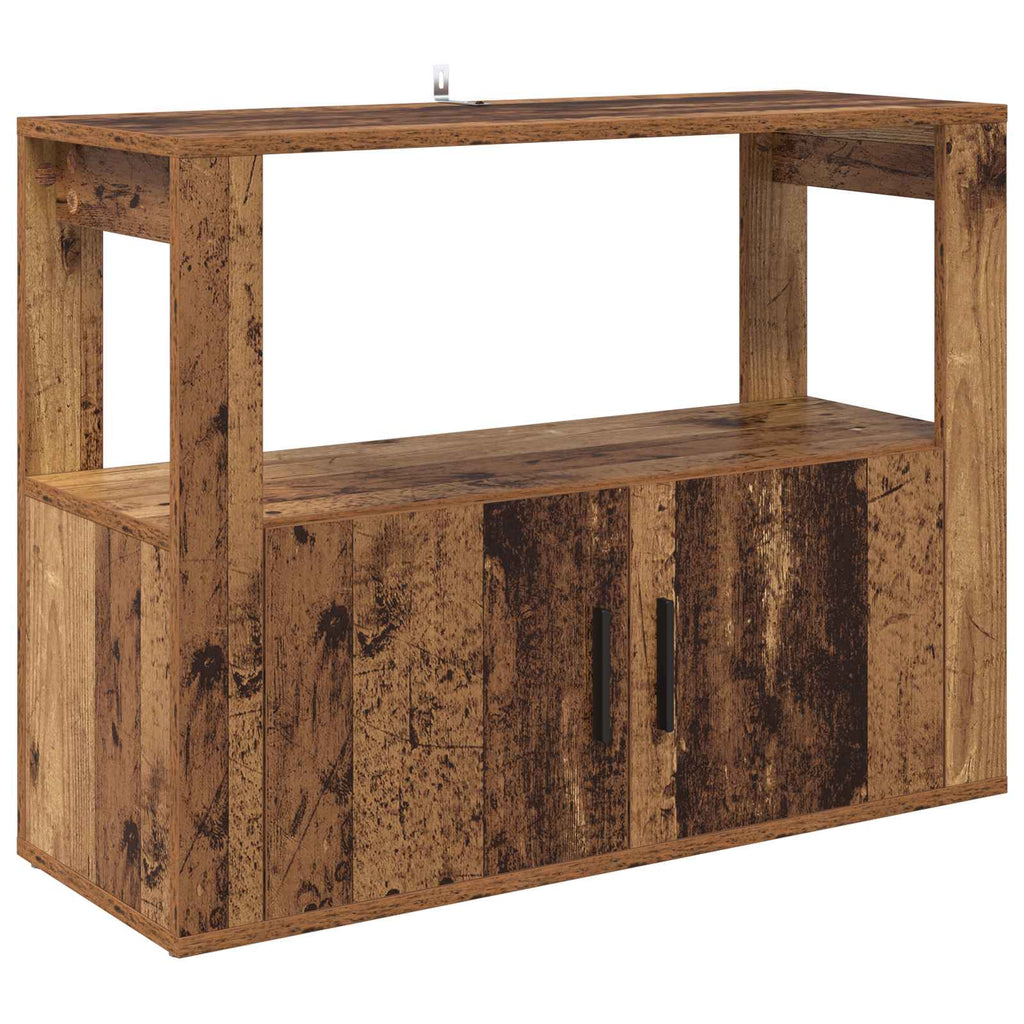 Vitrina Madera vieja 80 x 30 x 60 cm Madera contrachapada