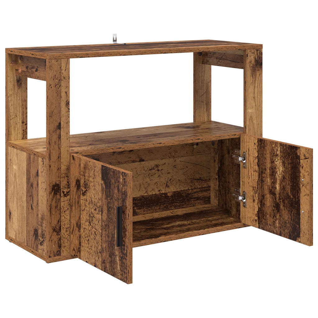 Vitrina Madera vieja 80 x 30 x 60 cm Madera contrachapada