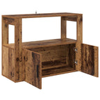 Vitrina Madera vieja 80 x 30 x 60 cm Madera contrachapada