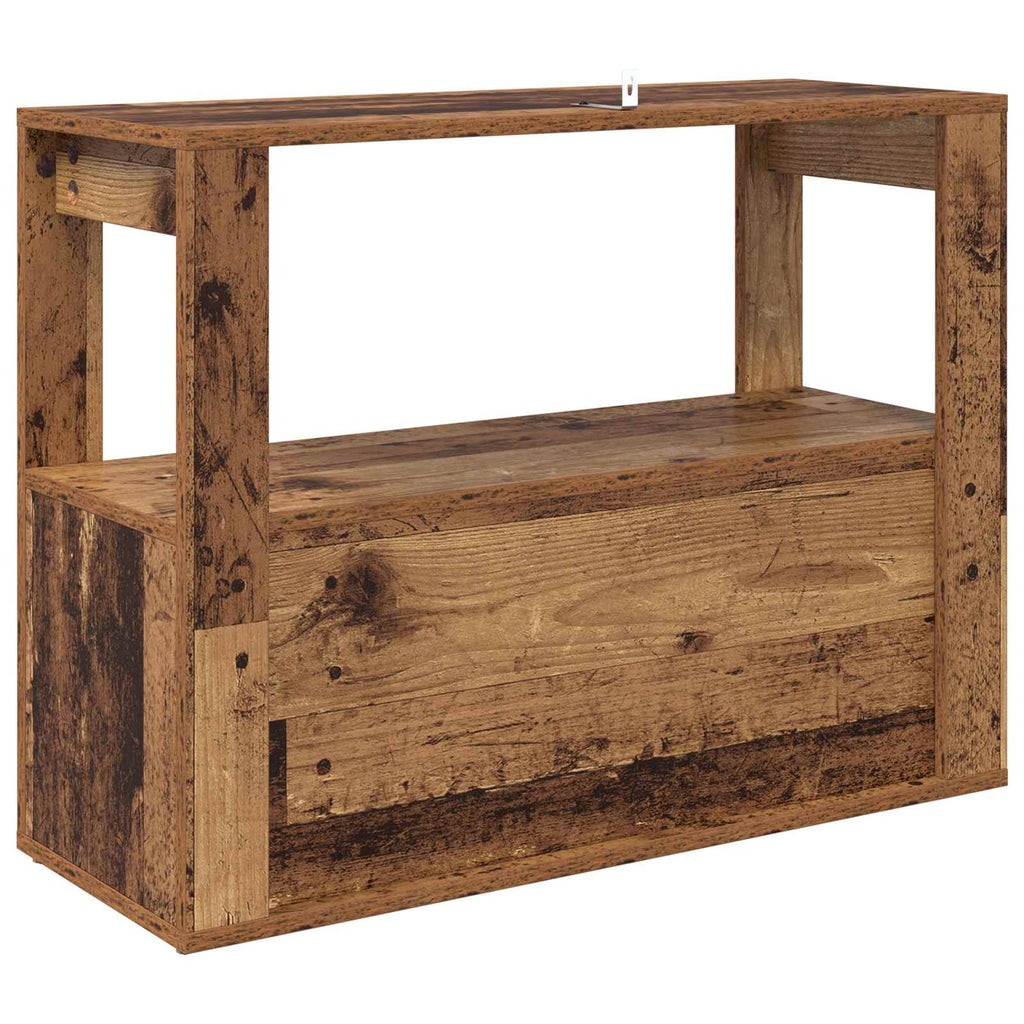 Vitrina Madera vieja 80 x 30 x 60 cm Madera contrachapada