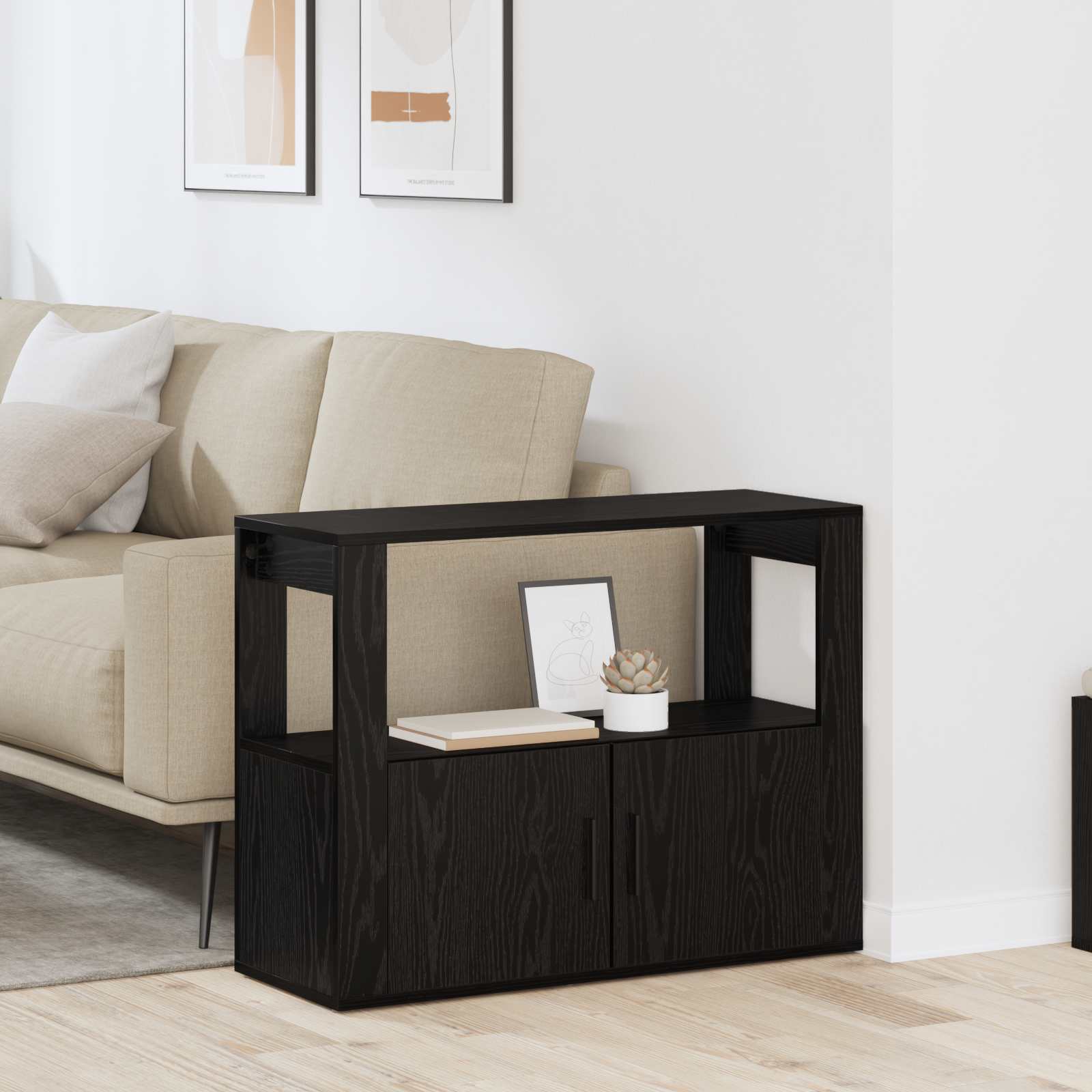 Vitrina Madera vieja 80 x 30 x 60 cm Madera contrachapada