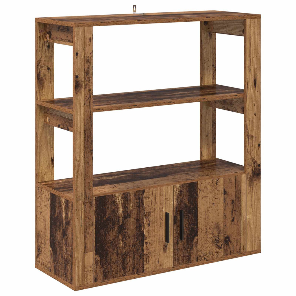 Vitrina Madera vieja 30 x 80 x 90 cm Madera contrachapada