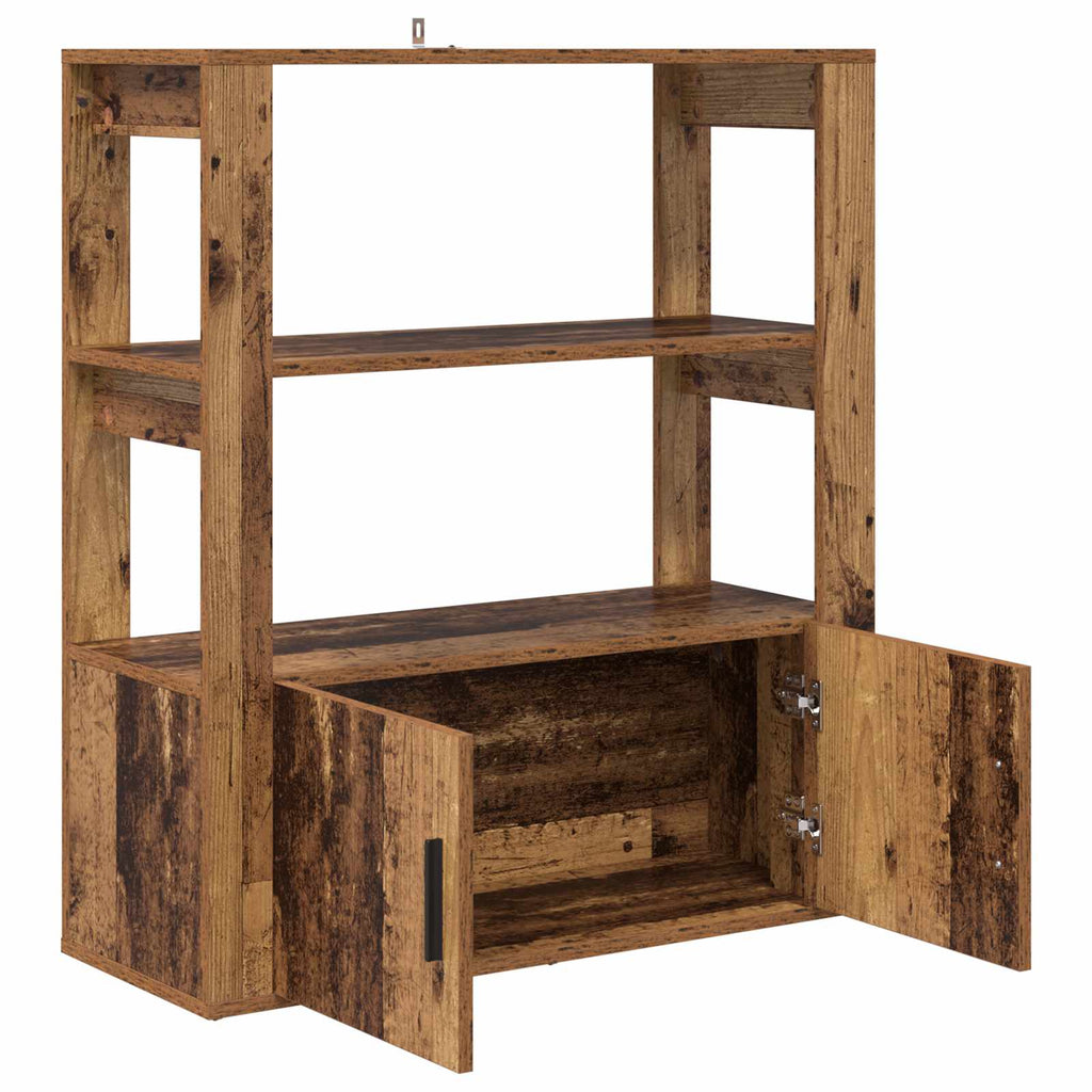 Vitrina Madera vieja 30 x 80 x 90 cm Madera contrachapada