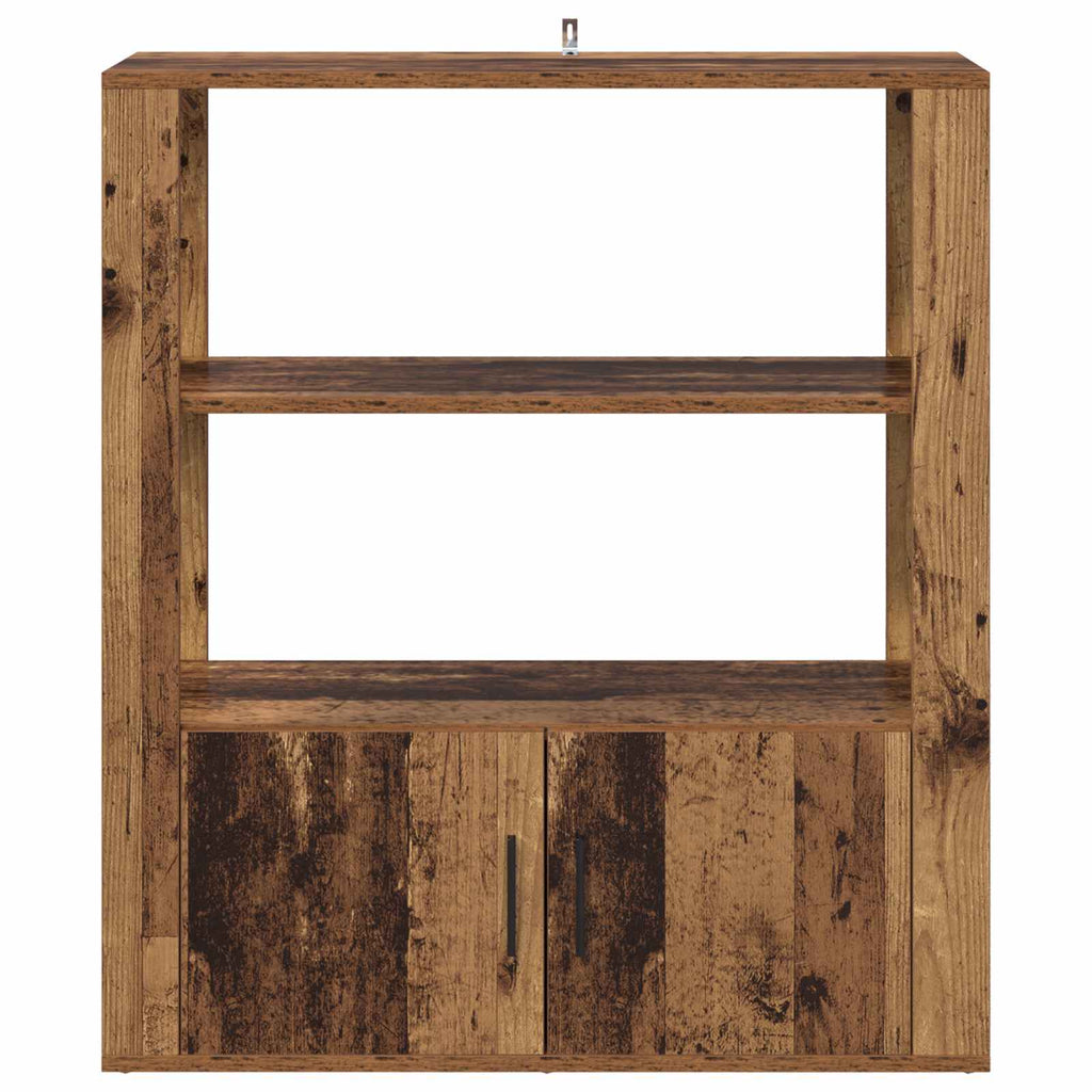 Vitrina Madera vieja 30 x 80 x 90 cm Madera contrachapada