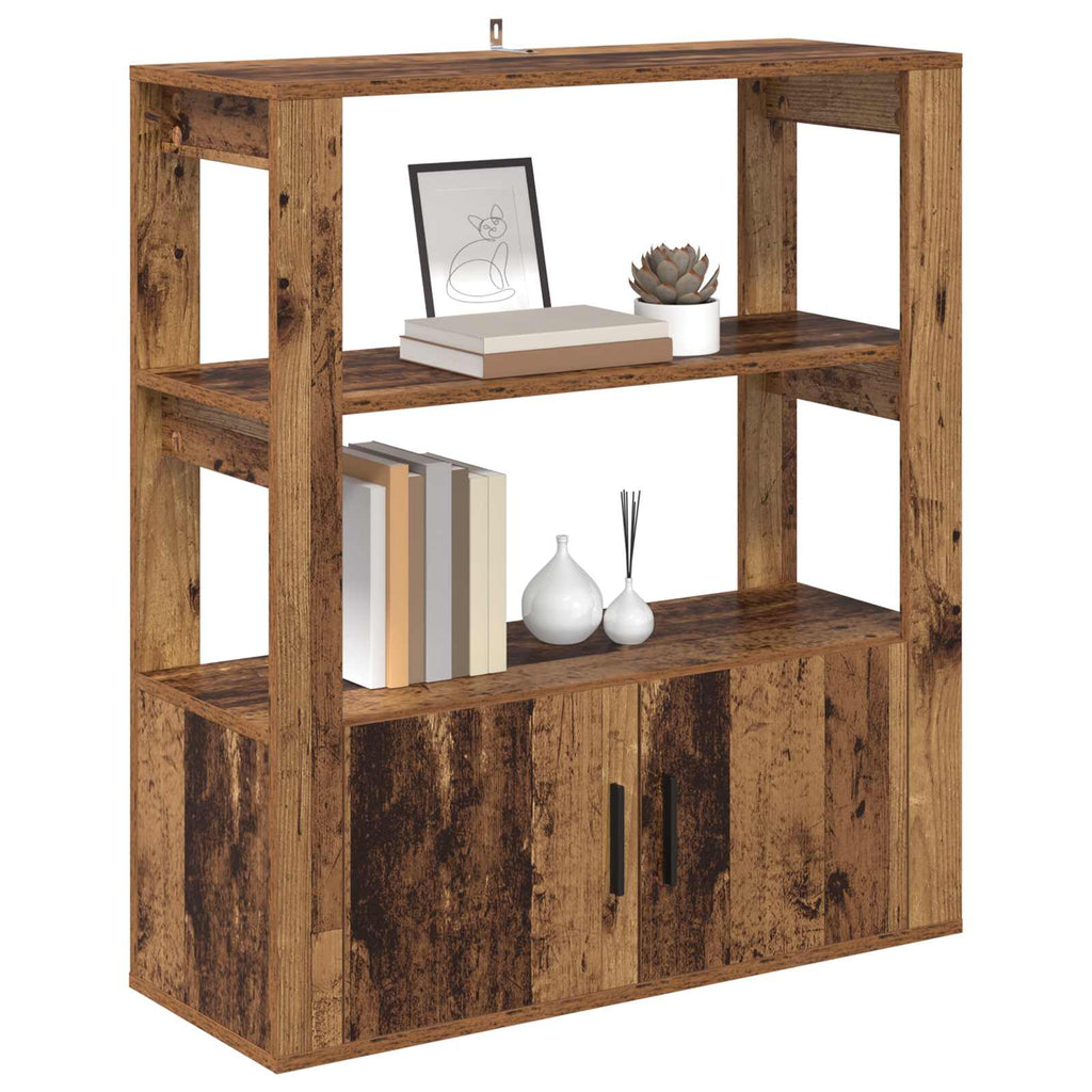 Vitrina Madera vieja 30 x 80 x 90 cm Madera contrachapada