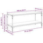 Gabinete de TV Madera Vieja 100x33x41cm
