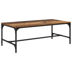 Mesa de Café Madera envejecida 100 x 50 x 35 cm