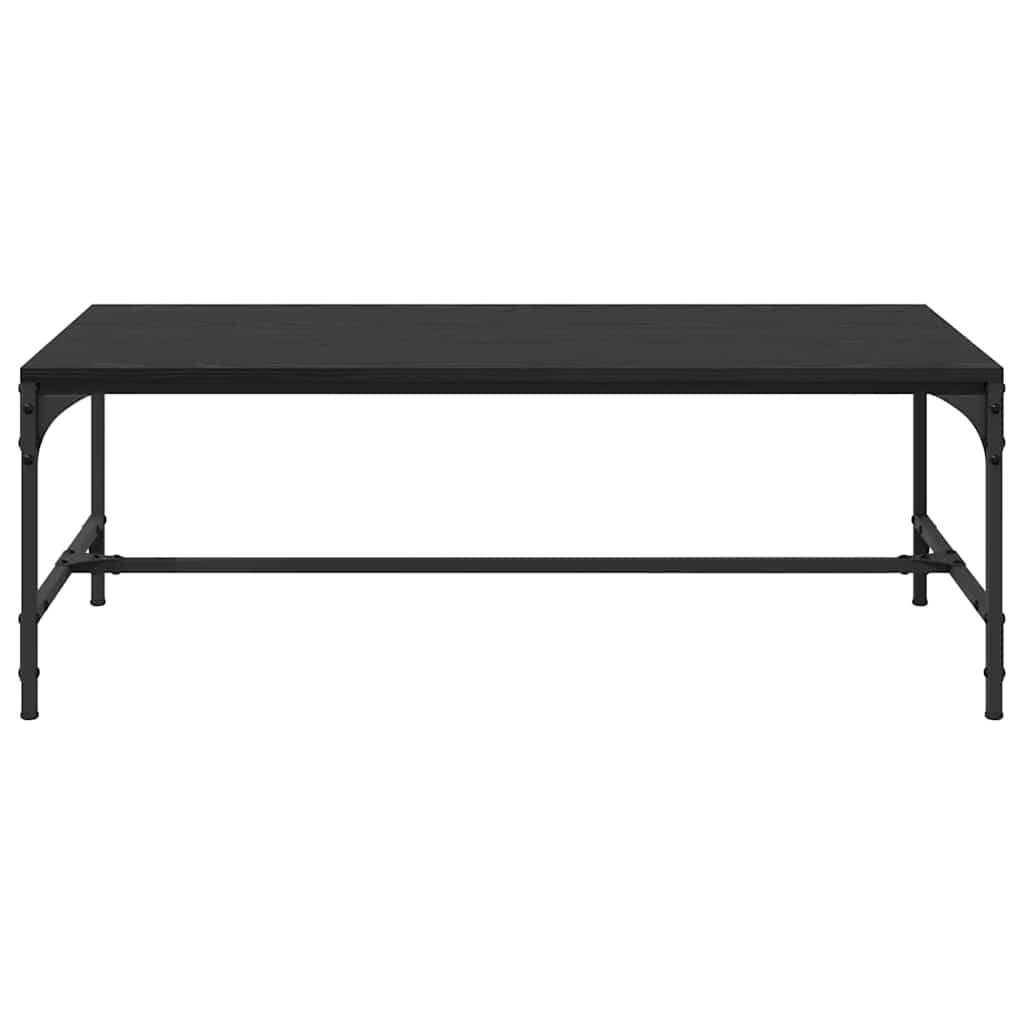 Mesa de Café Roble Negro 100 x 50 x 35 cm Madera de ingeniería