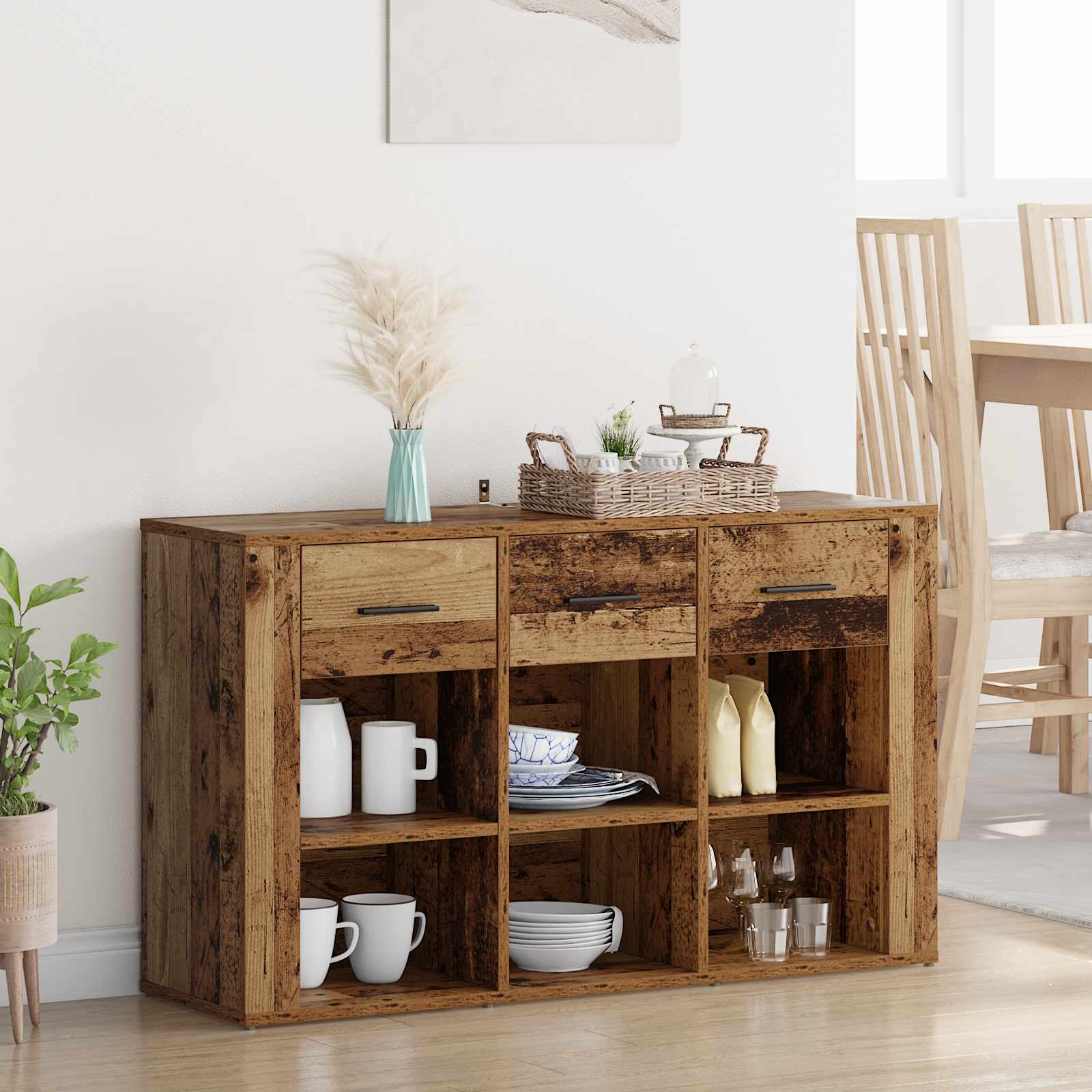 Vitrina Madera Vieja 100 x 30 x 59,5 cm Madera contrachapada