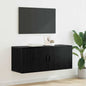 10 Pcs TV Stand Set Aged Wood
