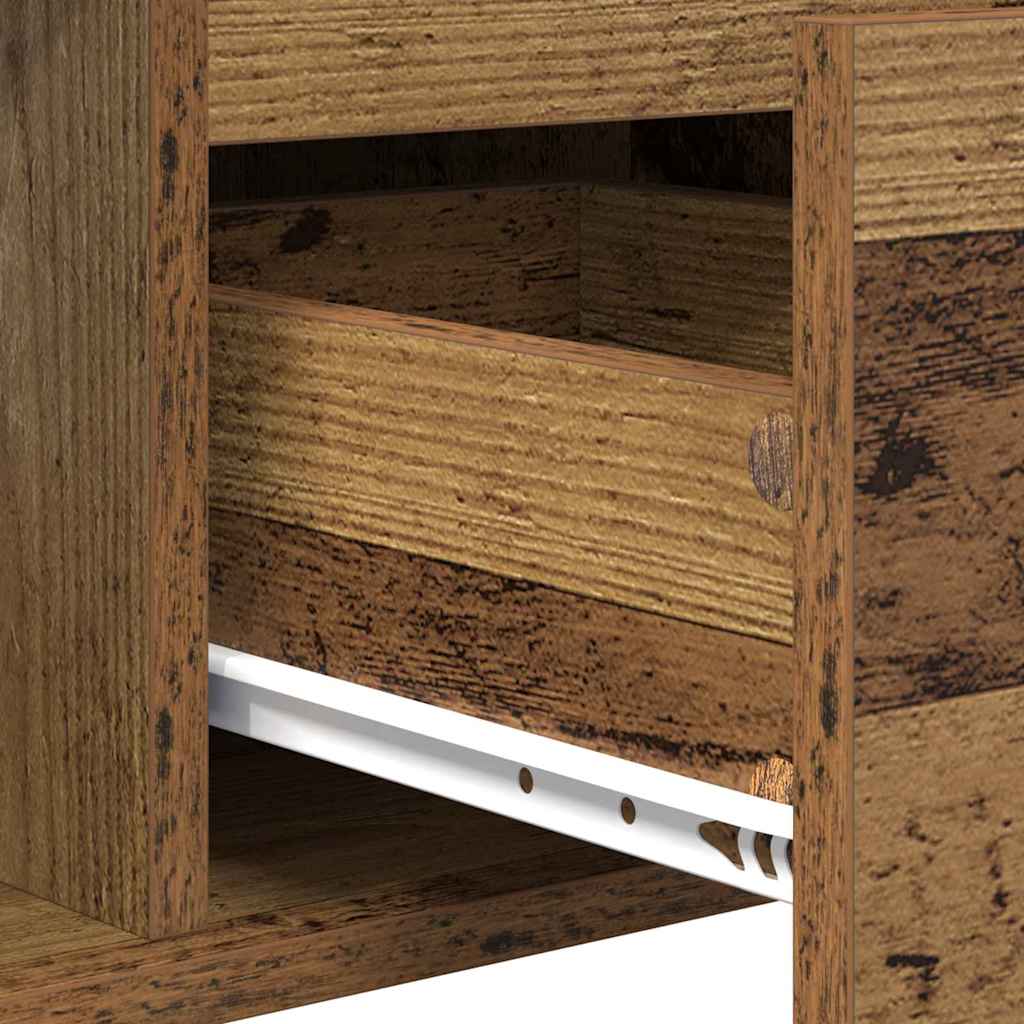 Mesa de Café con cajón Madera envejecida 90 x 50 x 26.5 cm